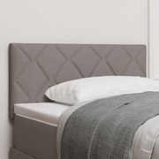 vidaXL Κεφαλάρι με φώτα λωρίδας LED με κεφαλάρι Taupe 100 cm ύφασμα