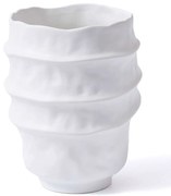 Βάζο 742TMA4888 17x17x25cm White Aberto Design Ceramic