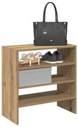 Ράφια παπουτσιών 2 τμχ στοιβαζόμενα Artisan Oak 60x30x30,5 cm - Καφέ