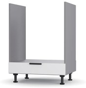 Craft Κάτω Ντουλάπι Φούρνου Λευκό 60x48x82cm - GR-LG60-82CRAFAL - GR-LG60-82CRAFAL
