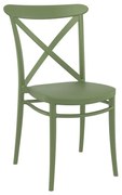 SIESTA CROSS ΚΑΡΕΚΛΑ OLIVE GREEN ΠΟΛ/ΝΙΟΥ 51Χ51Χ87εκ.20.0591