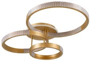 Φωτιστικό Οροφής Diamond 61116 Led 100W Φ30x40x50cm Gold GloboStar
