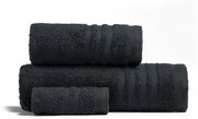 Πετσέτα Premio Black Melinen Χεριών 30x50cm 100% Cotton Foam