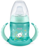 Μπιμπερό Εκπαίδευσης Με Λαβές First Choice Plus Night 10743998 150ml 6-18 Μηνών Green Nuk 150ml Polypropylene