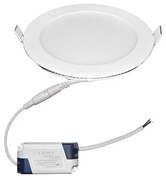 Adeleq Led Φωτιστικό Ψευδοροφής Αλουμινίου Στρογγυλό 12W 4000K 120ο Λευκό 21-012101