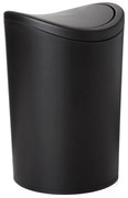 Καλάθι Απορριμμάτων (Φ17.2x27.5) Tatay 6lt 06725.004 Swing Black