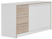 MATIS Κομότα μπουφές 2V3F Kaliopa Δρυς Λευκό Matis682362
