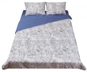 Heinner HR-KGBED132-AKI Σετ Σεντόνια Διπλά 200x220εκ. Γκρι 4τμχ