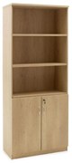 Βιβλιοθήκη γραφείου επαγγελματική Amazon χρώμα sonoma 80x40x200εκ 80x40x200 εκ.