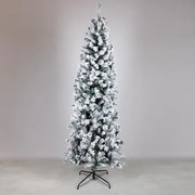 Eurolamp Δέντρο Τύπου Ακίτα Χιονισμένο 240cm Λευκό-Πράσινο 600-30656