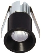 Σποτ Χωνευτό VK/04146/B/W Φ3,5cm Led 180-200Lm 3W 3000K Dimmable Black VKLed Στρόγγυλο