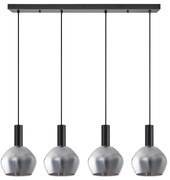 Φωτιστικό Οροφής Πολύφωτο Homelighting 77-8496 Black/White