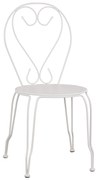 Καρέκλα AMORE C5007.12 Μεταλλική Λευκή 42x48x90 εκ. 42x48x90 εκ.