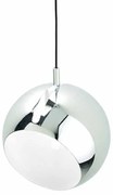 Φωτιστικό Οροφής Μονόφωτο Aca Hosta V36037CH Chrome
