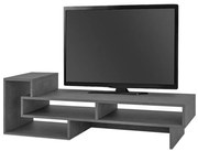 Έπιπλο Tηλεόρασης Tetra 214360 136,7x40x42cm Retro Grey Μελαμίνη