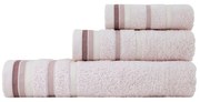 Πετσέτες Μπάνιου (Σετ 3τμχ) Nima Embrace L.Pink 450gsm