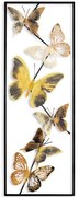 Διακοσμητικό Τοίχου Tavus 930DYU1272 32x4x90cm Multi-Gold Wallity Μέταλλο