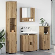 vidaXL Σετ Επίπλων Μπάνιου 4 pcs artisan δρυς 61 x 35 x 64 εκ.