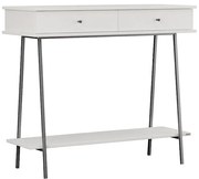 Κονσόλα Elite Megapap χρώμα λευκό του πάγου 100x40x88εκ.