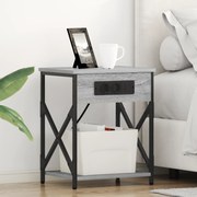 vidaXL Κομοδίνο Γκρι sonoma 41 x 31 x 51 εκ. Επεξεργασμένο ξύλο