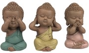 Αγαλματίδια και Signes Grimalt  Linda Buddha Set 3 Μονάδες