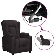 Πολυθρόνα με Ανύψωση Μαύρη από Συνθετικό Δέρμα