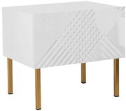 Κομοδίνο Exito-Leuko - 50.00Χ35.00Χ46.00cm