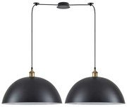 Φωτιστικό Οροφής Magnum 77-8702 50x31,5cm 2xE27 60W Bronze-Black Homelighting