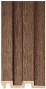 PS Panel με 3D Πηχάκια 08 Residence 21/122 mm Dark Brown Oak