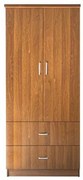 CLOSET Ντουλάπα Καρυδί 80x50x180cm Ε8384,3