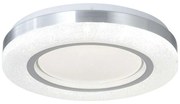 Φωτιστικό Οροφής - Πλαφονιέρα 42016-B Φ40x7cm Dim Led 4050lm 54W Silver-White Inlight