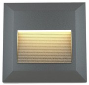 it-Lighting Salmon LED 2W 3CCT Outdoor Wall Lamp Anthracite CCT D:12.4cmx12.4cm 80201840