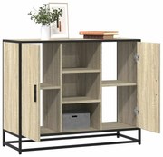 SIDEBOARD SONOMA OAK 92X35X76 CM ΚΑΤΑΣΚΕΥΑΣΜΕΝΟ ΞΥΛΟ 849015