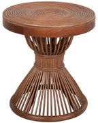 Τραπεζάκι Βοηθητικό Circe HM9869 Φ40x45,5cm Brown