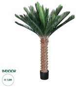 GloboStar® Artificial Garden CYCADS 20023 Τεχνητό Διακοσμητικό Φυτό Αρωματική Κύκας Υ140cm