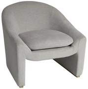 Artekko Cloud Μπεζ Υφασμάτινη Πολυθρόνα (76x76x71)cm Artekko 735-2209-WG