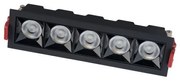 Χωνευτό Φωτιστικό Ψευδοροφής Σποτ Downlight LED 20W Μαύρο 3000Κ Midi Led 10062 Nowodvorski-10062-Μαύρο 10062