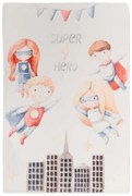 Παιδικό Χαλί (160x230) Βιοκαρπέτ Happyland Super Heroes 01