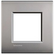 Πλαίσιο 2 Θέσεων Νίκελ Ματ Bticino Living Air LNC4802NK Legrand LNC4802NK Νίκελ Ματ