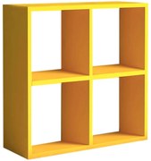 Βιβλιοθήκη Cube 0117641 60x23x60cm Yellow