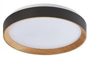 Πλαφονιέρα Φωτιστικό Οροφής LED 24W CCT Μέταλλο Sunlight ROBLE-400-B Μαύρο