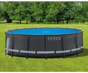 INTEX Κάλυμμα Πισίνας Ηλιακό Μπλε 470 εκ. από Πολυαιθυλένιο