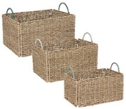 Καλάθια Αποθήκευσης (Σετ 3τμχ) A-S Palm 185643