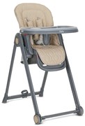Καρεκλάκι φαγητού  PARTY Beige Leather 10100372507  Lorelli