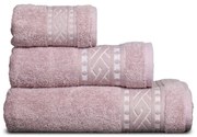 Πετσέτα Rayan Lila Sb Home Προσώπου 50x90cm 100% Βαμβάκι