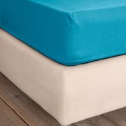 Σεντόνι King Size Επίπεδο (270x280) Nima Unicolors SS24 Μπλε