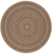 Χαλί Ψάθινο Avanos 8894 Black Royal Carpet 160X160 Round