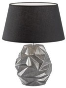 Επιτραπέζιο Φωτιστικό Kian Γκρι-Μαύρο Fischer Honsel-50286-Μαύρο 50286