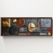 Κάδρο 856EVL1545 120x3,5x40cm Multi Wallity Οριζόντιοι Mdf,Ξύλο