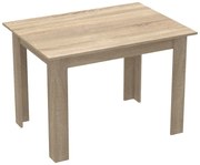 Τραπέζι Manka σε sonoma απόχρωση 110x80x77εκ Υλικό: CHIPBOARD 16mm 361-000002